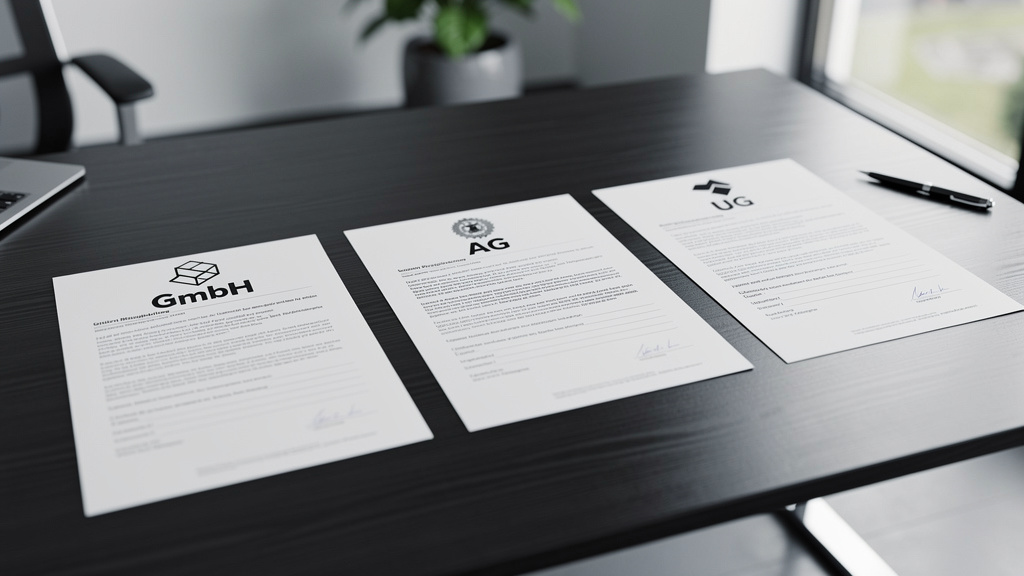Die Rechtsformen GmbH, AG und UG im Vergleich für Gründer